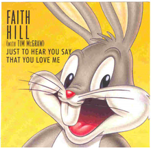 Promotional cover art featuring Looney Tunes character and Warner Bros. mascot Bugs Bunny, as featured in various promotional CD singles for Warner Bros. Records at the time.