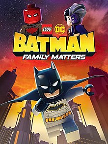Blu-ray cover for Lego DC Batman: Family Matters