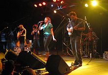 The Duhks performing at the Shakori Hills Grassroots Festival in 2008