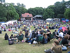 Clarence Park Music Festival 2005 main stages.