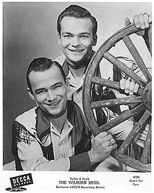 Teddy (left) and Doyle Wilburn in 1954