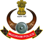 Emblem of the Mizoram Police.