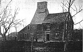 Arthur Fenner House (c. 1655) in Cranston, demolished 1886