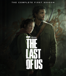 Cover art featuring Joel and Ellie. Text reads "THE LAST OF US" and "THE COMPLETE FIRST SEASON"