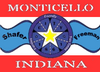 Flag of Monticello, Indiana