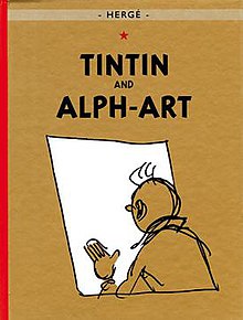 We see only a sketch of Tintin.