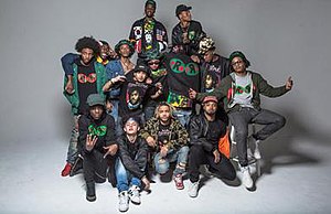 Members of Pro Era pictured in 2015[a]