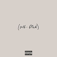 The cursive handwritten title of the album, stylized in parentheses and all lowercase, in the middle of a light gray background.