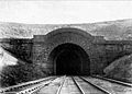 The north entrance to Shildon Tunnel, which opened in 1842