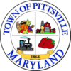 Official seal of Pittsville, Maryland