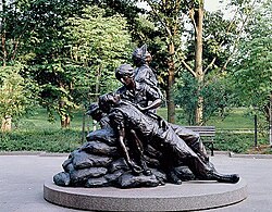 Photograph of the Vietnam Women's Memorial