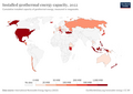 Image 10Installed geothermal energy capacity, 2022 (from Geothermal energy)