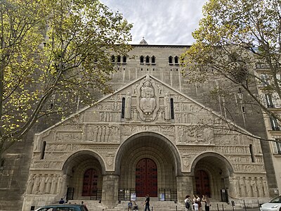 The facade and portal