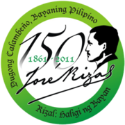 The National Historical Institute logo for the 150th birth anniversary of José Rizal