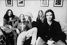 The original line-up of Days of the New. (L–R): Jesse Vest, Todd Whitener, Matt Taul and Travis Meeks