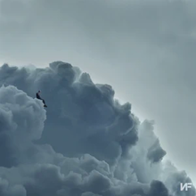 The album cover of NF's mixtape "Clouds (The Mixtape)"