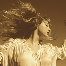 The cover artwork of Taylor Swift's 2021 re-recorded album Fearless (Taylor's Version) showing a sepia-toned photo of Swift's side profile