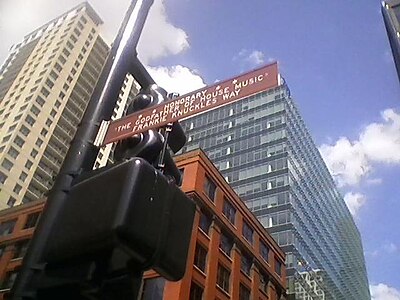an honorary street sign in Chicago for house music and Frankie Knuckles.