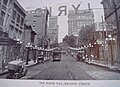 View of downtown Memphis, looking west on Madison Ave.