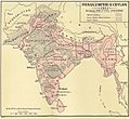 The Indian Empire in 1915 after the reunification of Bengal, the creation of the new province of Bihar and Orissa, and the re-establishment of Assam.