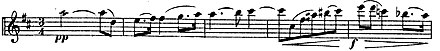 line of musical score