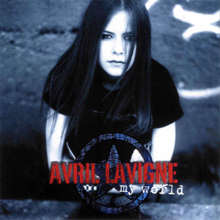 Image of the album cover of Avril Lavigne: My World