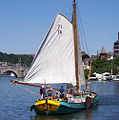 Dutch barge at Namur