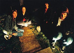 Members of the band Plumtree. From left to right: Carla Gillis, Catriona Sturton, Lynette Gillis, and Amanda Braden