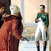 Napoléon reçoit l’ambassadeur de Perse au château de Finkenstein, by Francois Mulard