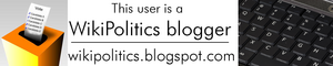 title=This user has is a writer for the WikiPolitics blog (click to learn more).