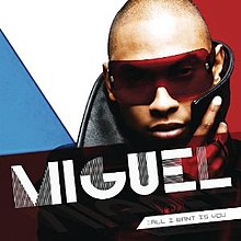 An off-center image of the artist wearing oversized red sunglasses and a leather jacket whose outsized popped collar brushes the tips of his ears; the foreground bears his name and the album title, while the background depicts three layers of color: blue, white, and red