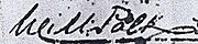 Signature of Colonel William Polk (1758-1834)