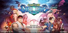 Capcom Super League Online title screen