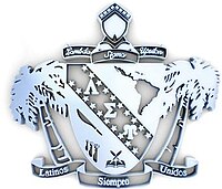 The official shield of Lambda Sigma Upsilon