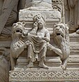 Samson and the lions, Saint Trophime Church Portal (12th century)