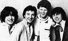 L-R; Steve New, Midge Ure, Rusty Egan, Glen Matlock