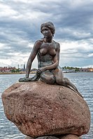 The Little Mermaid, Copenhagen, Denmark by Edvard Eriksen 1913