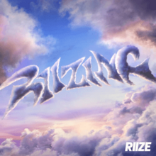 The digital cover art of Riize's first extended play, Riizing.