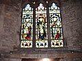 One of the eastformer facing windows in the church.