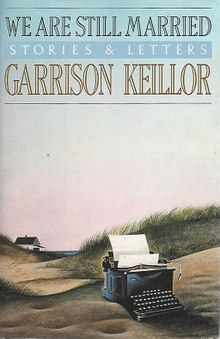 Cover illustration: A painting of an old-fashioned typewriter in the shelter of a grassy sand dune with a house and sea in the distance.