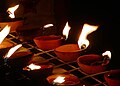 Image 6Diyas lighting on Divali night in Trinidad and Tobago. (from Culture of Trinidad and Tobago)