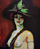 Kees van Dongen, 1906, La femme au grand chapeau (Woman with large hat)