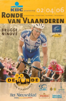 Event poster with previous winner Tom Boonen