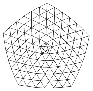 A small *Star board (6 rings, 105 nodes: 30 perimeter and 5 corner nodes)