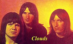 Clouds: From left to right – Harry Hughes, Ian Ellis and Billy Ritchie