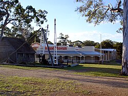 The Redland Museum's exterior, viewed from the Cleveland Showgrounds.