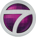 Fourth logo of NTV7, although the Circle 7 logo remains, the 'ntv' caption is removed and blue is replaced by purple in the logo. It was also used as an on screen bug until 15 August 2017 before it was replaced by the 2012 logo when it started broadcasting in 16:9. (2006 – 15 August 2017)