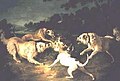 Wolf hunt by Jean-Baptiste Oudry