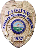 Badge of the Kansas Highway Patrol