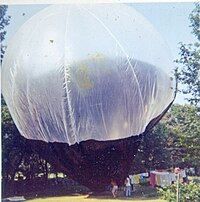 Terry with his solar balloon